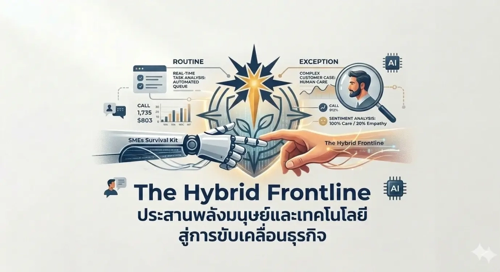 การประสานพลังมนุษย์และเทคโนโลยีในธุรกิจยุคใหม่